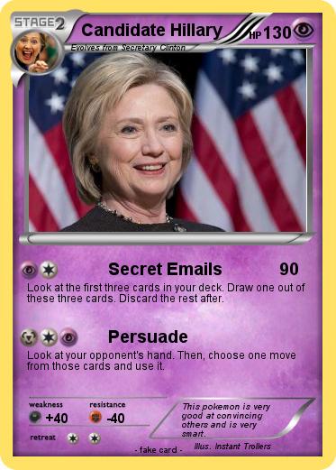 Pokemon Candidate Hillary
