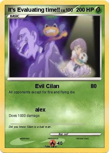 Pokemon It's Evaluating time!!