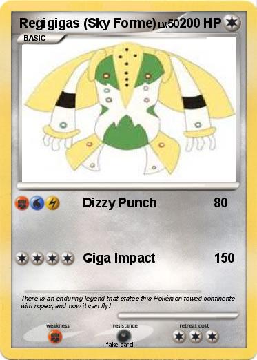 Pokemon Regigigas (Sky Forme)
