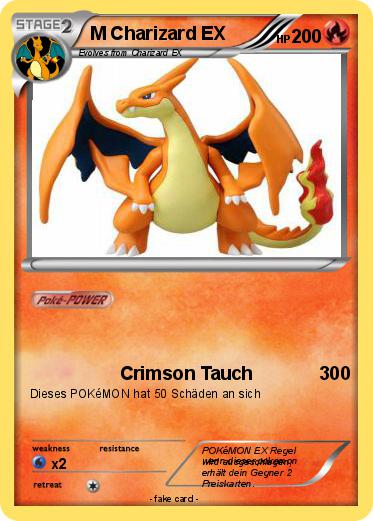 Pokemon M Charizard EX