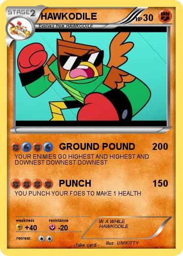 Pokemon HAWKODILE