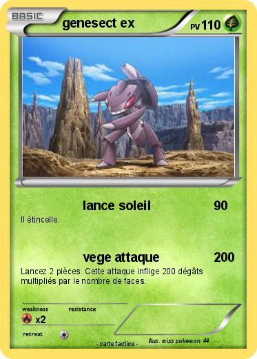Pokemon genesect ex