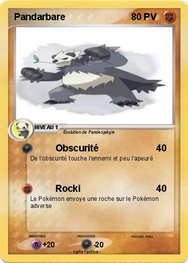 Pokemon Pandarbare