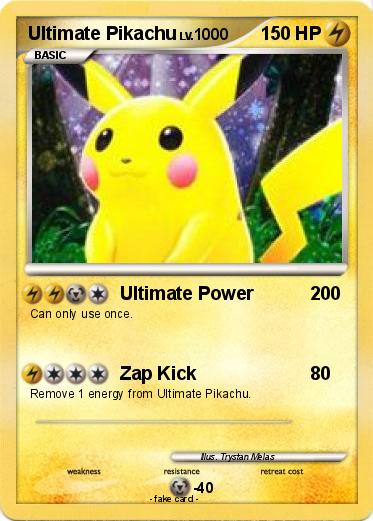 Pokemon Ultimate Pikachu