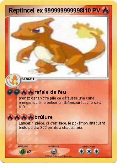 Pokemon Reptincel ex 999999999998