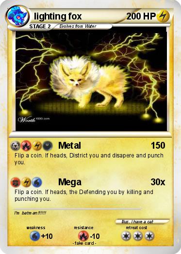 Pokemon lighting fox