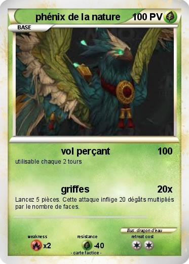 Pokemon phénix de la nature