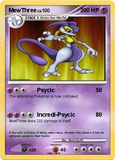 Pokemon MewThree