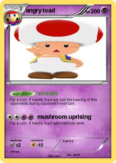 Pokemon angry toad