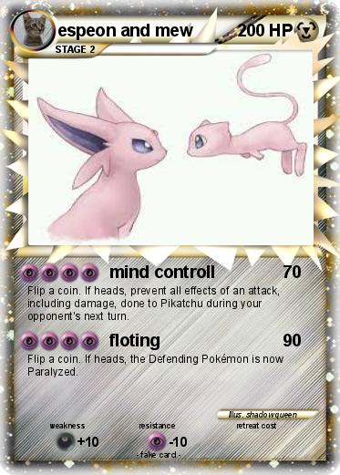 Pokemon espeon and mew