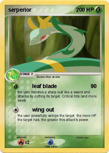 Pokemon serperior