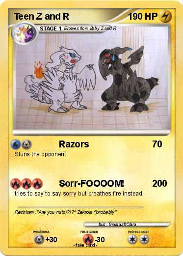 Pokemon Teen Z and R