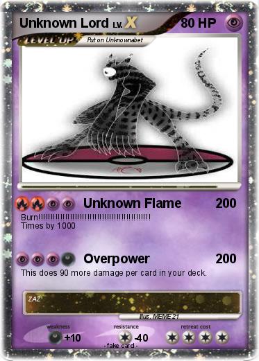 Pokemon Unknown Lord