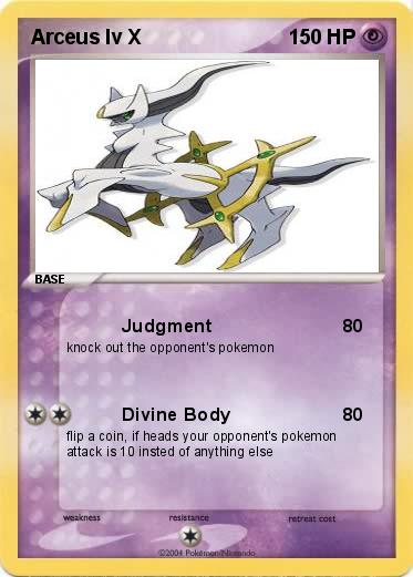 Pokemon Arceus lv X