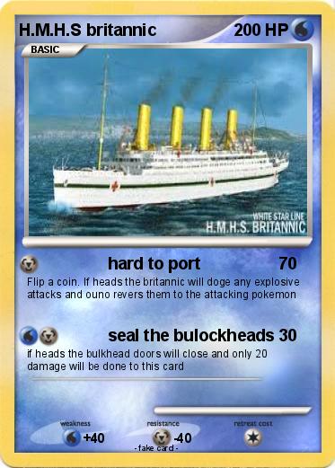 Pokemon H.M.H.S britannic