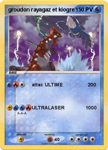 Pokemon groudon rayagaz et kiogre