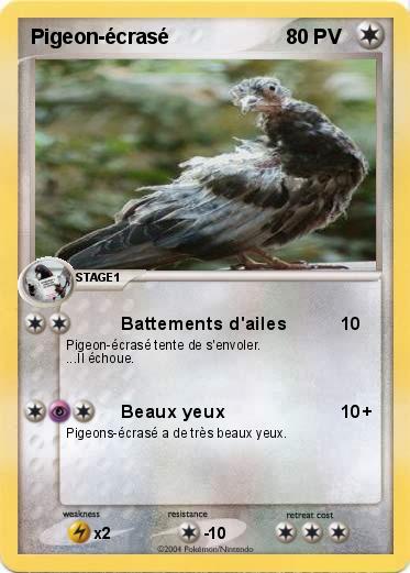Pokemon Pigeon-écrasé