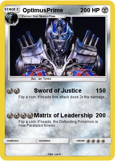 Pokemon OptimusPrime