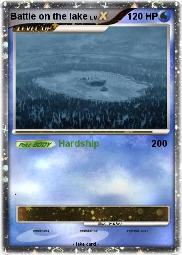 Pokemon Battle on the lake