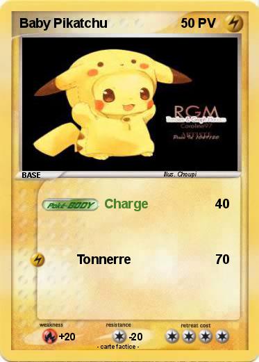 Pokemon Baby Pikatchu