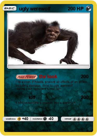 Pokemon ugly werewolf