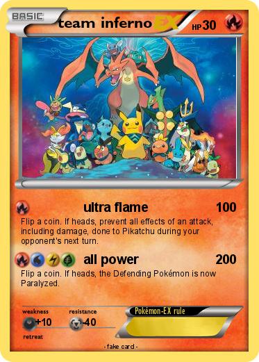 Pokemon team inferno