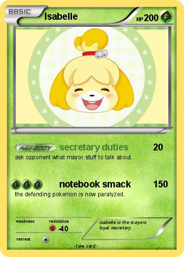 Pokemon Isabelle