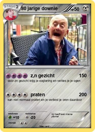 Pokemon 80 jarige downie