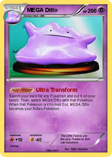 Pokemon MEGA Ditto