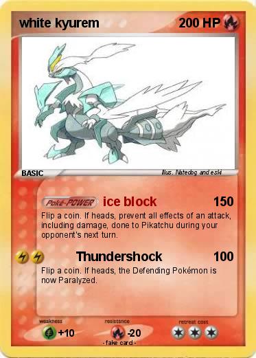 Pokemon white kyurem