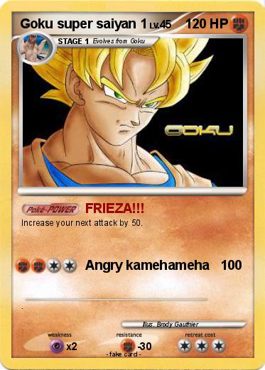 Pokemon Goku super saiyan 1