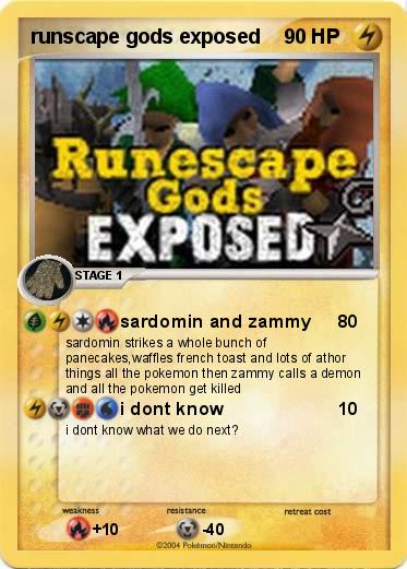 Pokemon runscape gods exposed
