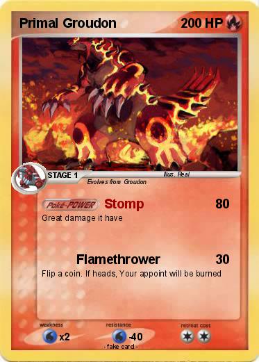Pokemon Primal Groudon