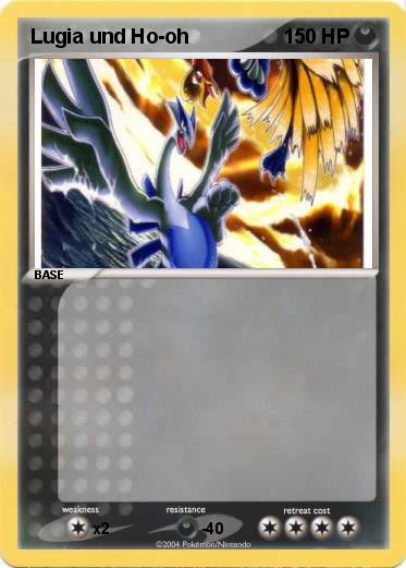Pokemon Lugia und Ho-oh
