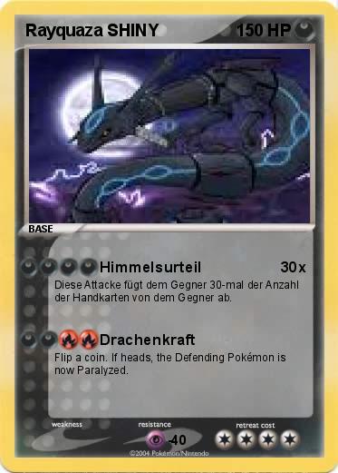 Pokemon Rayquaza SHINY