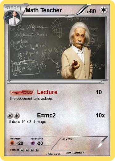 Pokemon Math Teacher