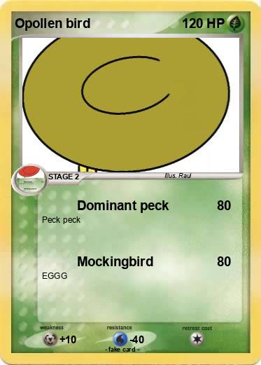 Pokemon Opollen bird