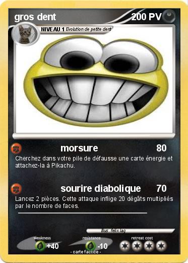 Pokemon gros dent