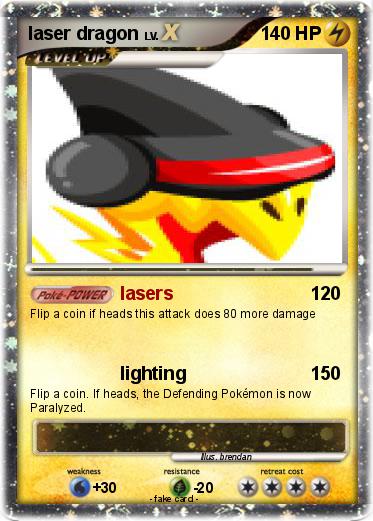 Pokemon laser dragon