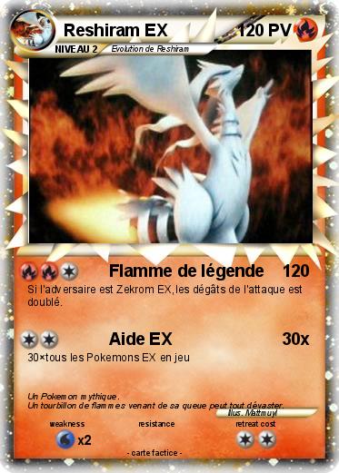 Pokemon Reshiram EX