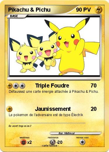 Pokemon Pikachu & Pichu