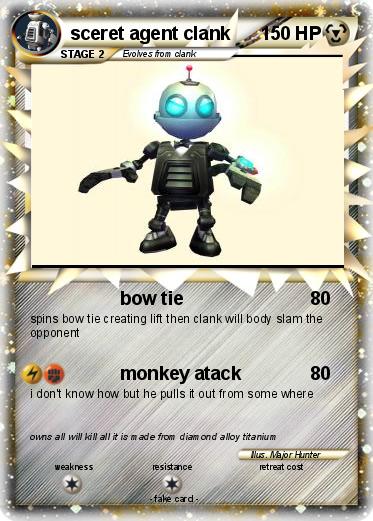 Pokemon sceret agent clank