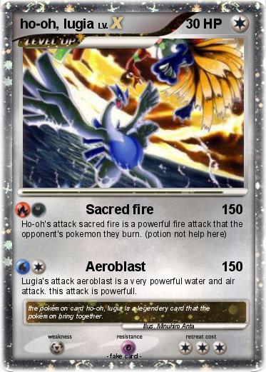 Pokemon ho-oh, lugia