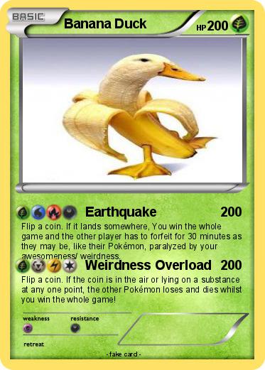 Pokemon Banana Duck