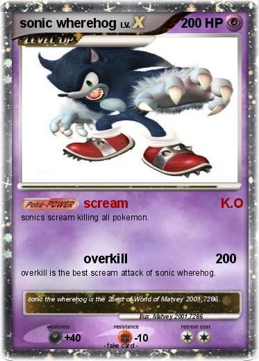 Pokemon sonic wherehog