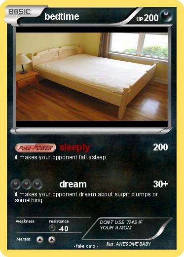 Pokemon bedtime
