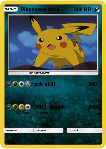 Pokemon Pikaeeeee hack