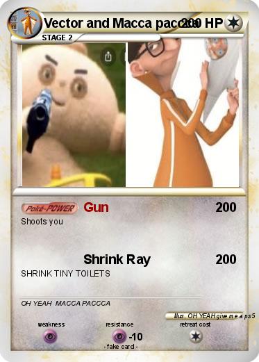 Pokemon Vector and Macca paccca