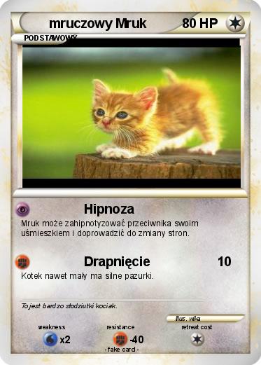 Pokemon mruczowy Mruk