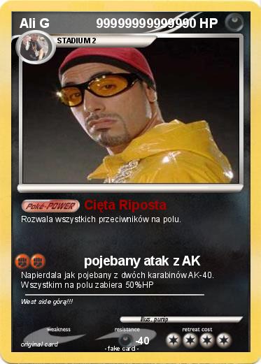 Pokemon Ali G             999999999999
